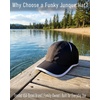 image:imageFunky Junque Running Hat Moisture Wicking Athletic Sports Cap  Breathable polyester running cap with moisturewicking build for jogging hiking cycling golf amp tennisBlack White Trim