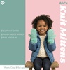 image:imageFunky Junque Toddler Lined Mittens  Thermal Ribbed Knit Kids Winter Gloves for Infants and Toddlers Ages 14Mint