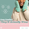 image:imageFunky Junque Toddler Lined Mittens  Thermal Ribbed Knit Kids Winter Gloves for Infants and Toddlers Ages 14Mint
