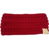 image:imageFunky Junque Toddler Winter Headband  Kids Ear Warmer for Girls amp Boys Ages 16 Soft Knit Fleece Headband for Cold Weather  IvoryRibbed Knit  Red