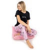 image:imageFunky Junque Womens UltraSoft Graphic Tee amp Pajama Pants Set  Cozy Loungewear Sleepwear CollectionBride Tribe Pink Pant  T Shirt