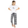 image:imageFunky Junque Womens UltraSoft Graphic Tee amp Pajama Pants Set  Cozy Loungewear Sleepwear CollectionZebra Pant  T Shirt