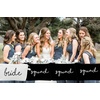 image:imageFunky Junque Zippered Bride Tribe Makeup Bag and Bride Squad Bags Clutch for Bridesmaids Weddings Bachelorette Parties Bride White One SizeBride White