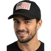 Usa Flag W/ Fish - Black/Red  White  & Blue Flag (Solid)