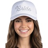 image:imageFunky Junque Bachelorette Trucker Hat for Women  Rhinestone Cowgirl Cap Bridal Shower Gifts Bride Party FavorsBride White