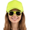 Hat (Neon Yellow) & Sunglasses (Neon Yellow)