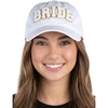 image:imageFunky Junque Bride Baseball Cap Bachelorette Party Hats for Bridesmaids  Cotton baseball cap with chenille patch lettering for bachelorette parties bridal showers engagements amp bridesmaid giftsWhite Bride