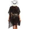 Bride - White Hat/Black Cover Up