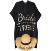 Bride Tribe - Natural Hat/Black Cover Up