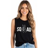 image:imageFunky Junque Bride Tank Top for Women  Bachelorette Party Favors Wedding Shirt Bridal Wifey Tee Bride ShirtsSquad  Black