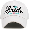 image:imageFunky Junque Bride Tribe Baseball Cap for Women  Bachelorette Party Favors Wedding Hat Bride GiftsBride  White W Diamond