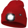 image:imageFunky Junque LED Light Beanie  Light GreyRed