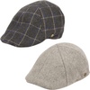 2 Pack: Lt. Grey & Charcoal Plaid W/ Blue/Beige
