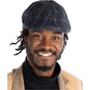 Charcoal Plaid W/ Blue & Beige Check
