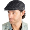 Herringbone Black W/ Grey Stripes (Slim)