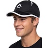 image:imageFunky Junque Mesh Tennis Hat Breathable Snapback Athletic Cap  Breathable polyester tennis hat with ventilated mesh panels for pickleball running golf gym amp athletic wearBlack White Trim