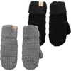 2 Pack: Black & Heather Grey