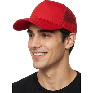image:imageFunky Junque American Flag Trucker Hat  Adjustable Cotton Cap with Sun Protection Golf Beach and Vacation Trendy Caps for MenRed Mesh