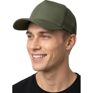 image:imageFunky Junque American Flag Trucker Hat  Adjustable Cotton Cap with Sun Protection Golf Beach and Vacation Trendy Caps for MenSolid  Olive Green Mesh