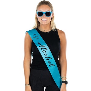 image:imageFunky Junque Bachelorette Sash for Bride  Bridal Shower Gifts Bridesmaid Party Decorations Wedding SashesIll Bring the Alcohol  Sash  Sunnies Set Aqua