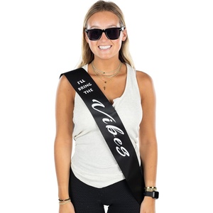 image:imageFunky Junque Bachelorette Sash for Bride  Bridal Shower Gifts Bridesmaid Party Decorations Wedding SashesIll Bring the Vibes  Sash  Sunnies Set Black