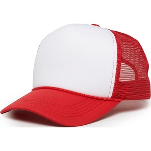image:imageFunky Junque Blank Mesh Foam Lightweight Snapback Trucker Hat  Lightweight Foam Trucker Hat with Breathable Mesh Back Golf Beach and Street Style Trendy Trucker Hats for MenWhiteRed