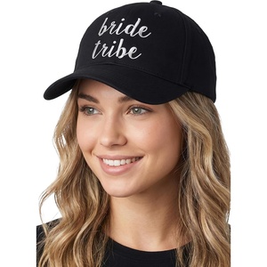 image:imageFunky Junque Bride Baseball Cap Embroidered Cotton Bachelorette Hat  Soft cotton bride cap with embroidered cursive lettering for bridal showers bachelorette parties engagements amp weddings1 Bride Tribe  Black
