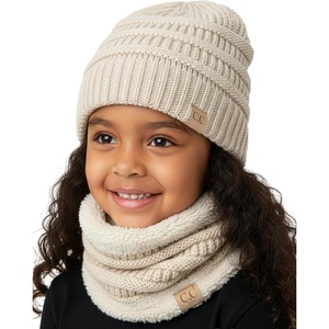 image:imageFunky Junque Fleece Lined Winter Neck Warmer Tube Scarf Cold Weather Gaiter for Kids Boys Girls ToddlersBeige