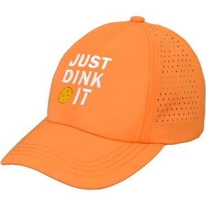 image:imageFunky Junque Lightweight Running Hat  Adjustable Polyester Cap with Sun Protection Golf Beach and Weekend Wear Trendy Caps for MenJust Dink It  Neon Orange