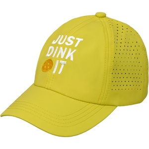 image:imageFunky Junque Lightweight Running Hat  Adjustable Polyester Cap with Sun Protection Golf Beach and Weekend Wear Trendy Caps for MenJust Dink It  Neon Yellow
