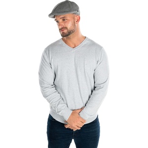image:imageFunky Junque Mens Classic Wool Blend Newsboy Tweed Flat Cap  Stylish Vintage HatLight Grey