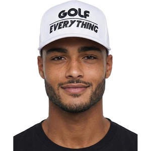 image:imageFunky Junque Mens Golf Hat Breathable Performance Baseball Cap  Lightweight golf hat with breathable eyelet ventilation for rounds gym sessions active days amp outdoor sportGolf Over Everything White