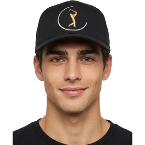 image:imageFunky Junque Mens Golf Hat Breathable Performance Baseball Cap  Lightweight golf hat with breathable eyelet ventilation for rounds gym sessions active days amp outdoor sportGolf Swing Black