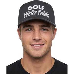 image:imageFunky Junque Mens Golf Hat Breathable Performance Baseball Cap  Lightweight golf hat with breathable eyelet ventilation for rounds gym sessions active days amp outdoor sportGolf Over Everything Grey