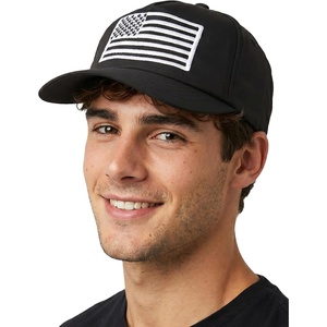 image:imageFunky Junque Mens Rope Golf Hat Vintage Snapback Trucker Cap  Moisturewicking rope golf hat with adjustable snapback for fairways weekend adventures sport amp lifestyleAmerican Flag Black