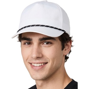 image:imageFunky Junque Mens Rope Golf Hat Vintage Snapback Trucker Cap  Moisturewicking rope golf hat with adjustable snapback for fairways weekend adventures sport amp lifestyleWhite BlackWhite Rope