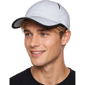 image:imageFunky Junque Running Hat Moisture Wicking Athletic Sports Cap  Breathable polyester running cap with moisturewicking build for jogging hiking cycling golf amp tennisGrey Black Trim
