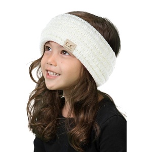 image:imageFunky Junque Toddler Winter Headband  Kids Ear Warmer for Girls amp Boys Ages 16 Soft Knit Fleece Headband for Cold Weather  IvoryIvory Ribbed Knit