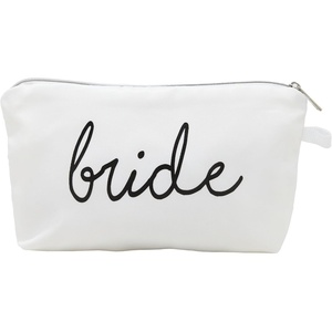 image:imageFunky Junque Zippered Bride Tribe Makeup Bag and Bride Squad Bags Clutch for Bridesmaids Weddings Bachelorette Parties Bride White One SizeBride White