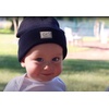 image:imageFunky Junque Adorable Newborn Baby Smiley Face Beanie  Soft Knit Winter Hat with Premium Suede PatchBlack