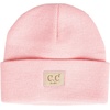 image:imageFunky Junque Adorable Newborn Baby Smiley Face Beanie  Soft Knit Winter Hat with Premium Suede PatchPale Pink
