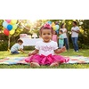 image:imageFunky Junque Baby Girl Birthday Outfit for 1st Birthday TShirt Tutu Skirt and Headband Cake Smash Dress ClothesBday GirlFuchsia Glitter  Tshirt  Tutu  Crown