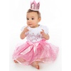 image:imageFunky Junque Baby Girl Birthday Outfit for 1st Birthday TShirt Tutu Skirt and Headband Cake Smash Dress ClothesBday GirlPink Stones  Tshirt  Tutu  Crown