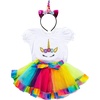 image:imageFunky Junque Baby Girl Birthday Outfit for 1st Birthday TShirt Tutu Skirt and Headband Cake Smash Dress ClothesUnicorn  Tshirt  Tutu  Headband