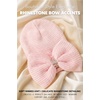 image:imageFunky Junque Baby Girl Newborn Beanie with Rhinestone Trim Bow  Soft Infant Hospital Hat for Nursery and Coming Home OutfitPinkWhite Striped  Knitted Bow