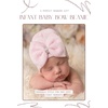 image:imageFunky Junque Baby Girl Newborn Beanie with Rhinestone Trim Bow  Soft Infant Hospital Hat for Nursery and Coming Home OutfitPinkWhite Striped  Knitted Bow