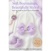 image:imageFunky Junque Baby Girl Newborn Beanie with Rhinestone Trim Bow  Soft Infant Hospital Hat for Nursery and Coming Home OutfitWhite  Lavender Ribbon Bow