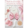 image:imageFunky Junque Baby Girl Newborn Beanie with Rhinestone Trim Bow  Soft Infant Hospital Hat for Nursery and Coming Home OutfitWhite  Rose Satin Bow