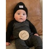 image:imageFunky Junque Baby Hats 012 Months Smiley Face Beanie Warm Soft Knit Toddler Beanie Winter Cap for Infants UnisexBlack Square Patch
