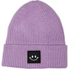 image:imageFunky Junque Baby Hats 012 Months Smiley Face Beanie Warm Soft Knit Toddler Beanie Winter Cap for Infants UnisexLavender Square Patch
